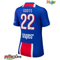 Camiseta Paris Saint-Germain Mika Godts #22 Primera Equipación para mujer 2026-27 manga corta